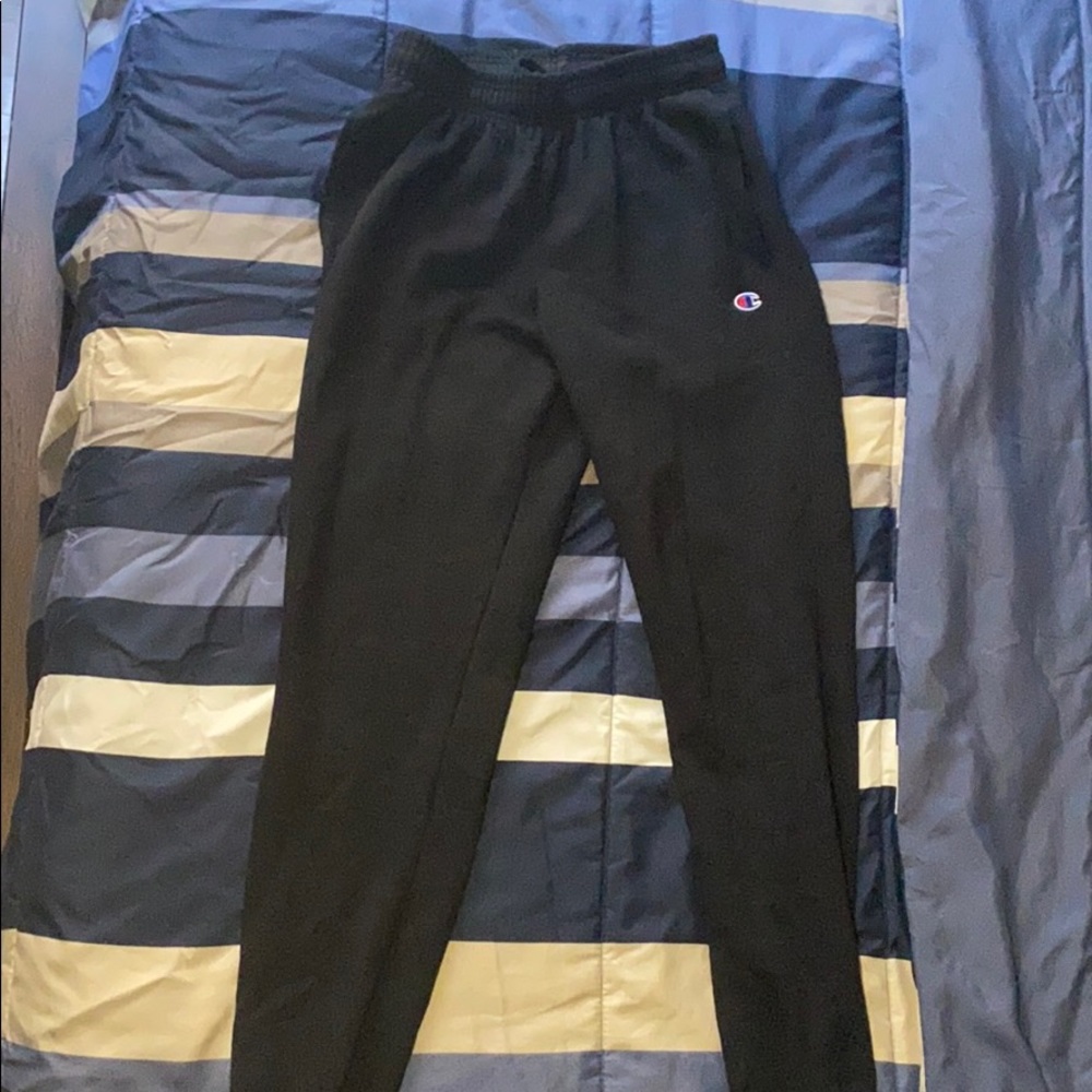 Black champion joggers